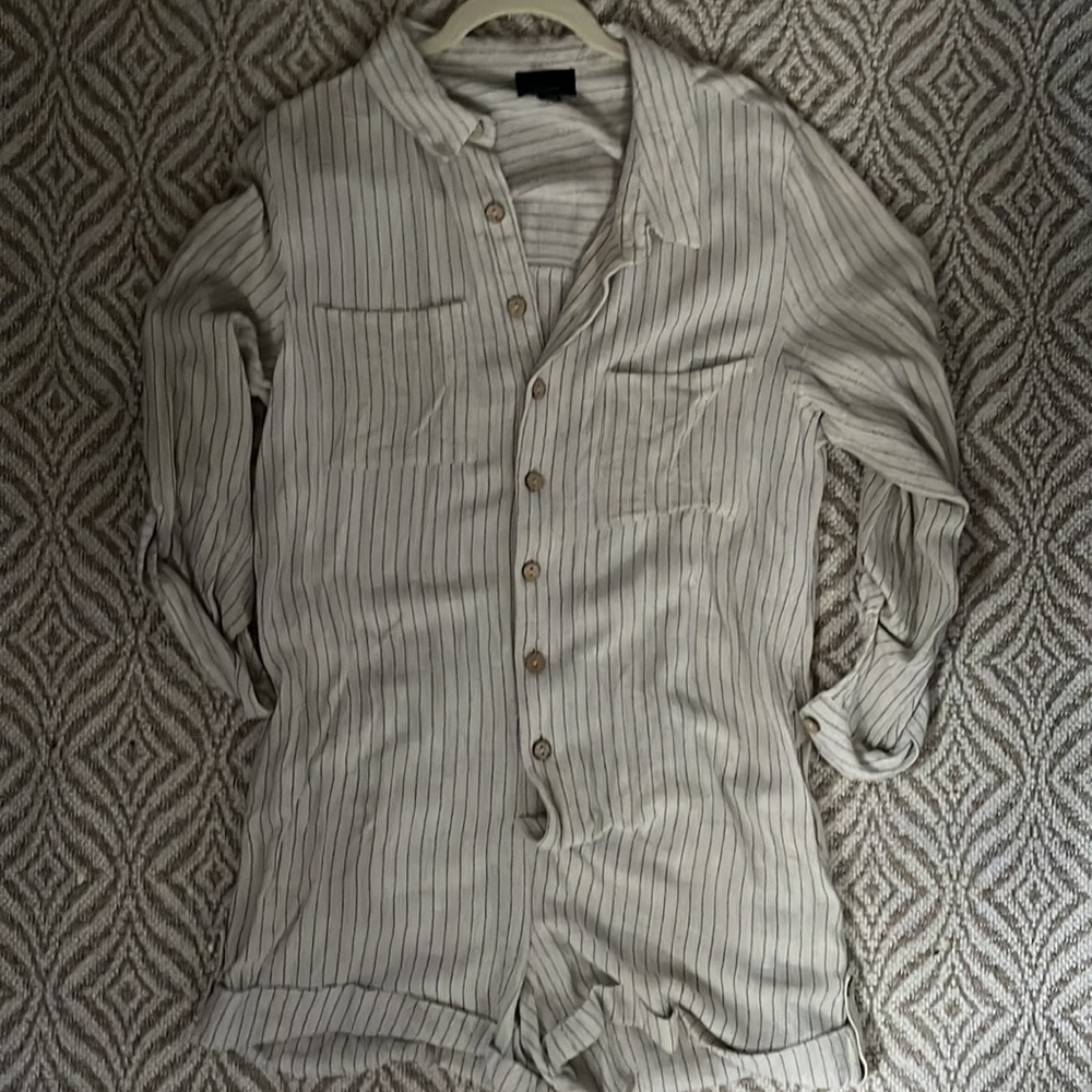 Button Down Romper from Stitch & Feather